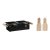 Home ESPRIT Raclette Musta 25 x 10 6 cm Metalli
