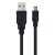 USB 2.0 A - Mini USB B kaapeli NANOCABLE 10.01.0403 3 m Musta