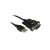 USB - sarjaportti kaapeli APPROX APPC27 DB9M 0,75 m RS-232