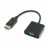 Adapter DisplayPort naar VGA PcCom Essential Zwart 15 cm