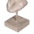 BigBuy Home Koristehahmo beige Kasvot 12, 5 x 13, 27, cm Metalli