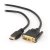 HDMI auf DVI Verbindungskabel GEMBIRD CC-HDMI-DVI-0.5M (0,5 m) Schwarz