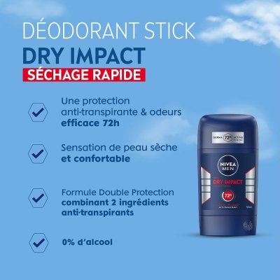 Nivea Suihkedeodorantti MEN DRY IMPACT 50 ml