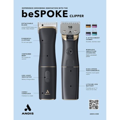 Andis Lemmikin karvaleikkuri BESPOKE Musta