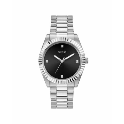 Guess Miesten rannekellot GW0542G1 (Ø 42 mm) Musta Ruostumaton teräs