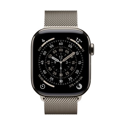 Apple Miesten rannekellot Watch Series 10 GPS + Cellular Musta 1, 96" 46 mm Ruostumaton teräs