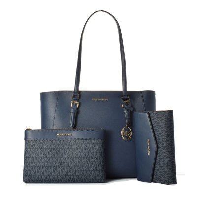 Naisten Käsilaukku Michael Kors CHARLOTTE Sininen 34 x 27 x 11 cm