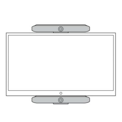 Poly Kattoasennus projektorille 875L2AA Metalli