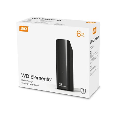 Western Digital Ulkoinen kovalevy WDBWLG0060HBK-EESN Musta 6 TB