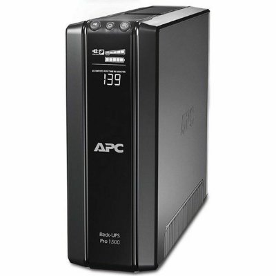 APC Keskeytymätön Virtalähdejärjestelmä Interaktiivinen Järjestelmä UPS BR1500G-FR Musta Metalli