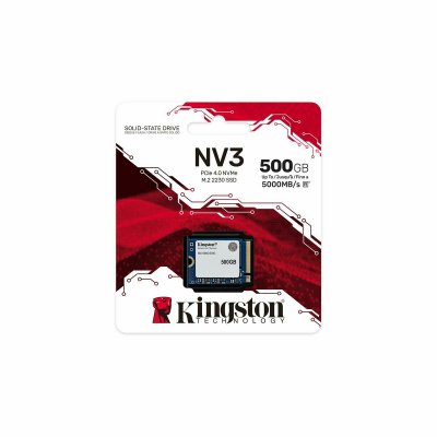 Kingston Kovalevy NV3 M. 2 2230 500 GB SSD Sininen