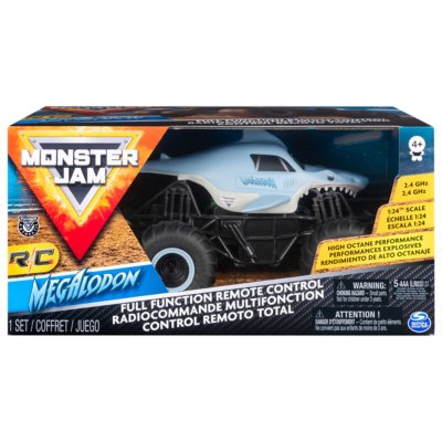 Monster Jam Kauko-ohjattava auto Megalodon 1: 24 Sininen Muovi