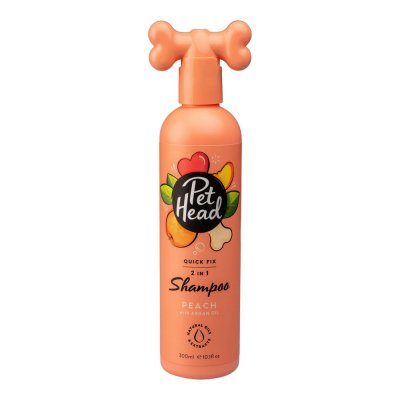 2-in-1 shampoo ja hoitoaine Pet Head Quick Fix Persikka