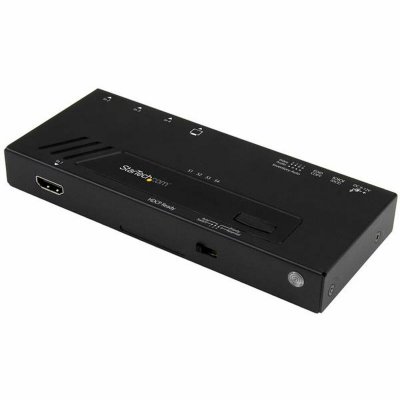 Startech HDMI-kytkin VS421HD4KA Musta
