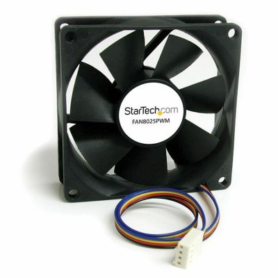 Startech Kotelotuuletin FAN8025PWM 2500 rpm Ø 8 cm Musta Muovi