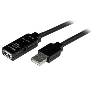 USB-Kaapeli Startech USB2AAEXT15M Musta