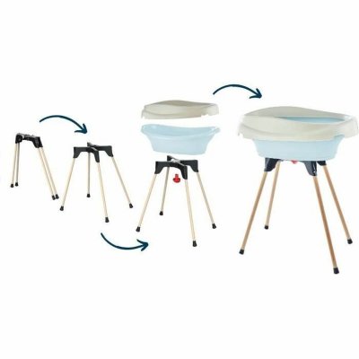 BigBuy Home Vaihtaja 2 in 1 Kylpyamme Vaaleansininen