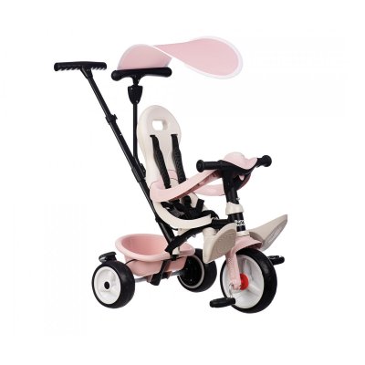 Smoby Kolmipyörä Paseo para bebés Pinkki Vaaleanpunainen Muovi
