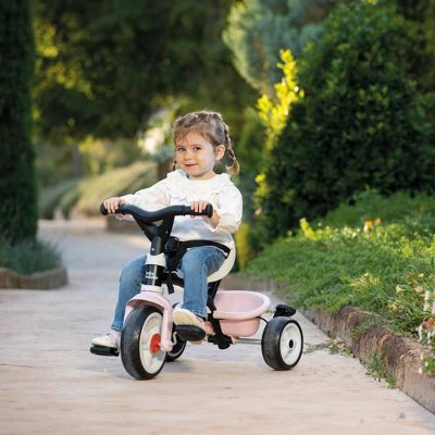 Smoby Kolmipyörä Paseo para bebés Pinkki Vaaleanpunainen Muovi