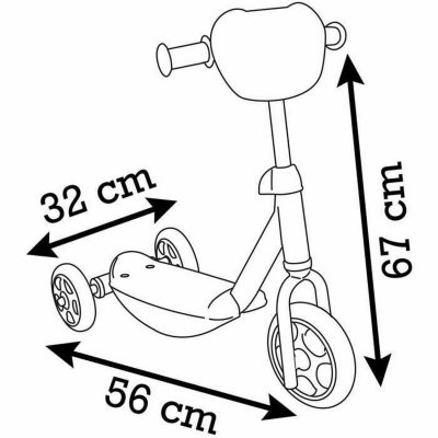 Smoby Kolmipyörä Stitch 3R Metalli