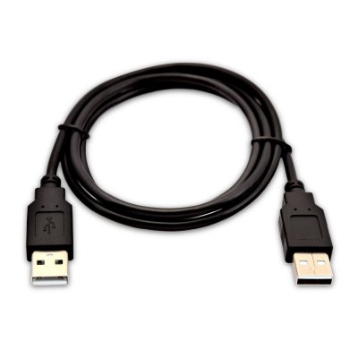 USB-Kaapeli V7 V7USB2AA-01M-1E USB A Musta