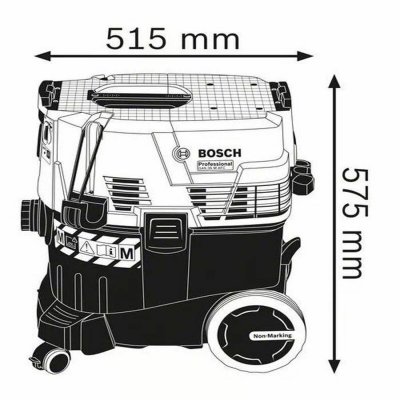 BOSCH Märkä ja kuiva pölynimuri GAS 35 M AFC L Sininen Muovi