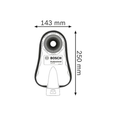 BOSCH Imurin suodatin GDE 68 Musta