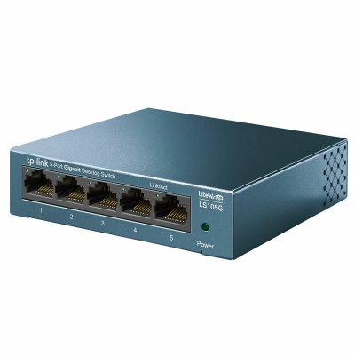 TP-Link Kytkin LS105G RJ-45 Sininen Metalli