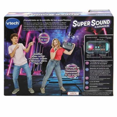 Vtech Kaiutin karaokemikrofonilla Super Sound Musta Muovi