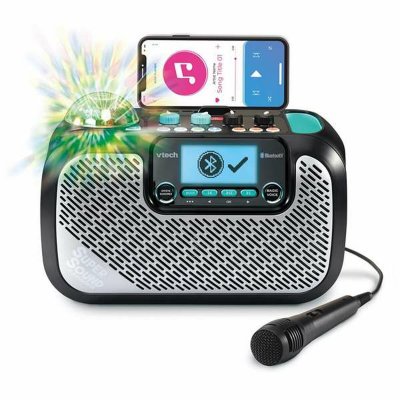 Vtech Kaiutin karaokemikrofonilla Super Sound Musta Muovi