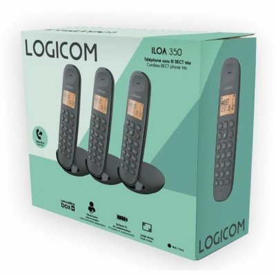 Logicom Langaton puhelin ILOA 350 TRIO Musta Muovi