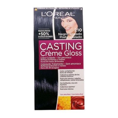 Väriaine ei sisällä ammoniakkia Casting Creme Gloss L'Oreal Make Up Casting Creme Gloss Sinimusta 180 ml