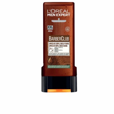L'Oreal Make Up Fuktighetsgivande duschgel Men Expert Barber Club rengörare suihkuvoide 400 ml