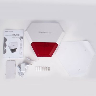 SCS SENTINEL Hälytyssireeni Ulkopuoli Valkoinen