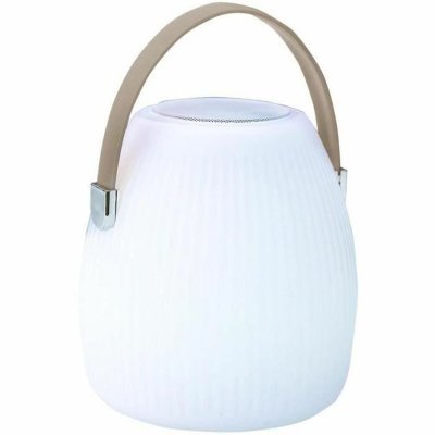 Lumisky Bluetooth-kaiutin LED-valolla 5 W Valkoinen Metalli