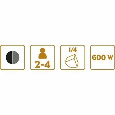 Little Balance Raclette 8761 Musta Ruostumaton teräs