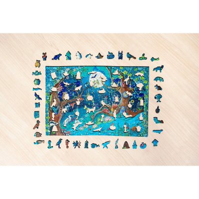 Ravensburger Palapeli 17516 Fantasy Forest Puu 500 Kappaletta Sininen