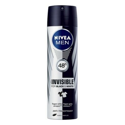 Nivea Suihkedeodorantti Men musta valkoinen Invisible 200 ml