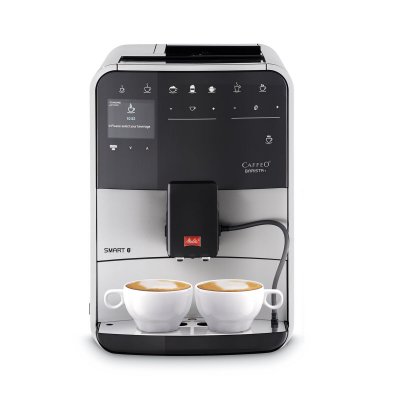 Melitta Superautomaattinen kahvinkeitin Barista Smart T Hopeinen 1450 W 15 bar 1, 8 L Valkoinen