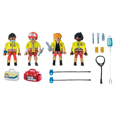 Playmobil Playset 71244 City Life Rescue Team 25 Kappaletta Muovi
