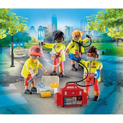 Playmobil Playset 71244 City Life Rescue Team 25 Kappaletta Muovi