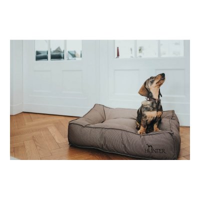 Bed for Dogs Hunter Lancaster Ruskea (120 x 90 cm) Polyesteri