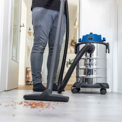 Scheppach Märkä ja kuiva pölynimuri 1200 W 20 kPa 25 L Ruostumaton teräs