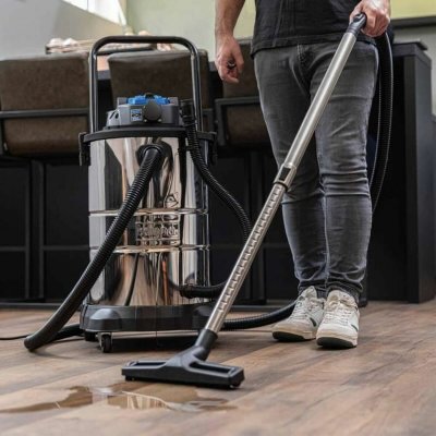 Scheppach Märkä ja kuiva pölynimuri 1400 W 2000 20 kPa 50 L Ruostumaton teräs