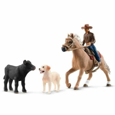 Schleich Nukkesetti Western Riding Adventures 18 x 16 13 cm + 3 vuotta beige Muovi