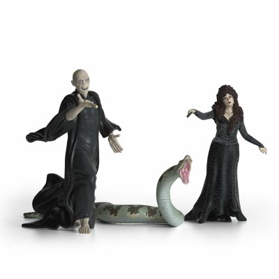 Schleich Toimintahahmot Voldemort, Nagini and Bellatrix (3 osaa) Ruskea