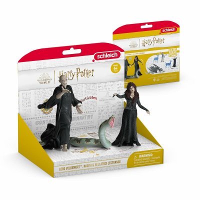 Schleich Toimintahahmot Voldemort, Nagini and Bellatrix (3 osaa) Ruskea