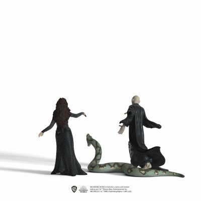 Schleich Toimintahahmot Voldemort, Nagini and Bellatrix (3 osaa) Ruskea