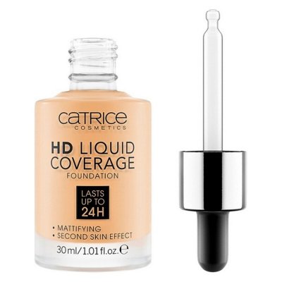 Catrice Nestemäinen meikin pohjustusaine Hd Liquid Coverage Foundation 065-bronze be Nailon