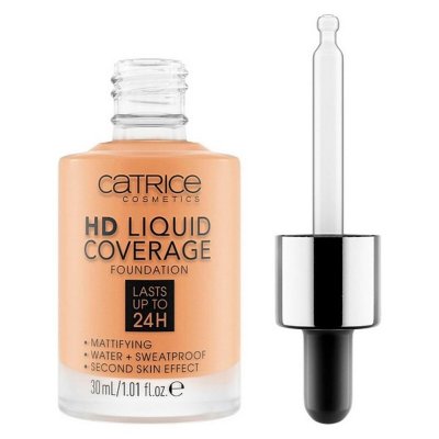 Catrice Nestemäinen meikin pohjustusaine Hd Liquid Coverage Foundation 065-bronze be Nailon